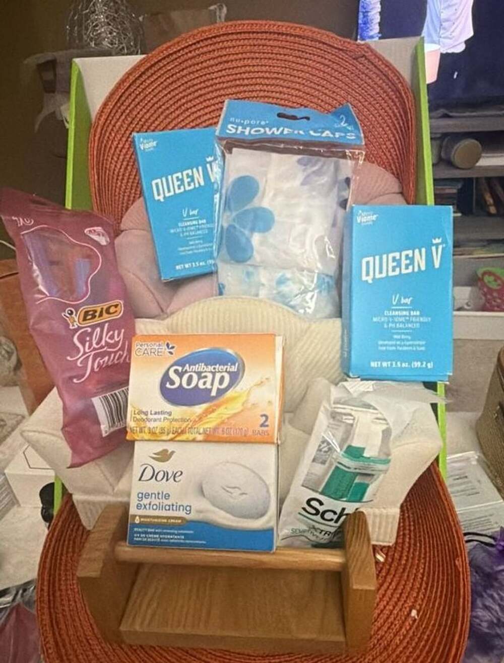 Queen V Personal Care and Hygiene Gift Basket Bundle Set
